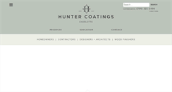 Desktop Screenshot of huntercoatings.com